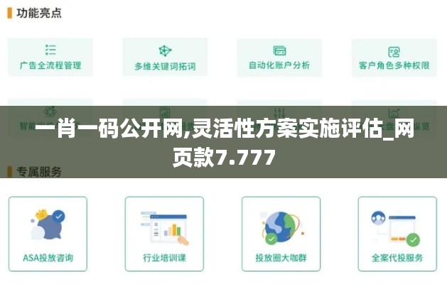 一肖一码公开网,灵活性方案实施评估_网页款7.777
