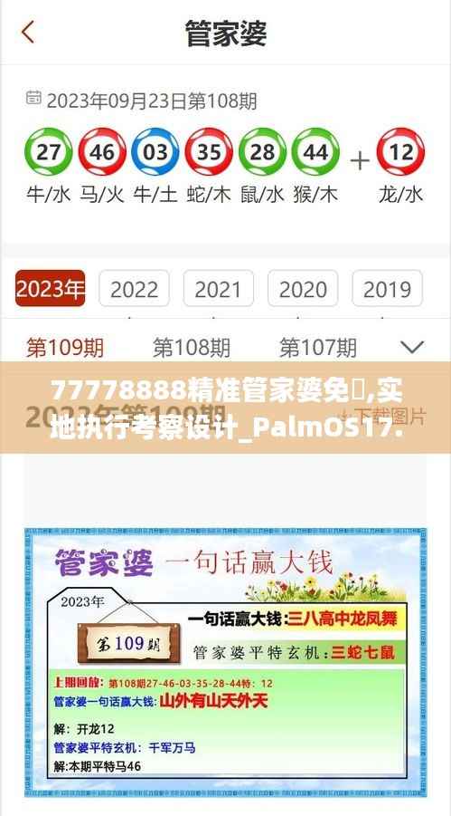 77778888精准管家婆免費,实地执行考察设计_PalmOS17.635