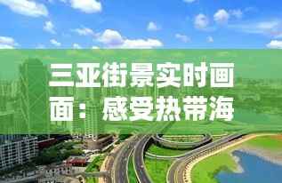 三亚街景实时画面:感受热带海滨城市的活力与魅力