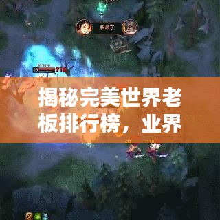 揭秘完美世界老板排行榜，业界大佬的荣耀成就大揭秘！
